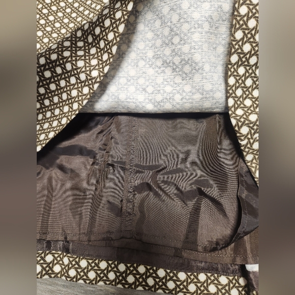 Talbots Brown Pleated Skirt Size 10 - Picture 7 of 8